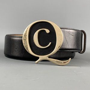 Alexander McQueen Q Belt Logo Buckle ALEXANDER MCQUEEN black 3D skull buckle reversible belt q main image 4